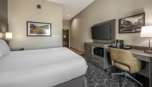 Standard Room, 1 King Bed, Accessible, Refrigerator & Microwave (1st Floor)