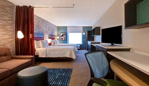 Studio, 2 Queen Beds, Accessible (Hearing)