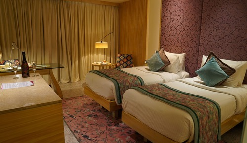 Premium  Twin Bed Front View with Bath Tub