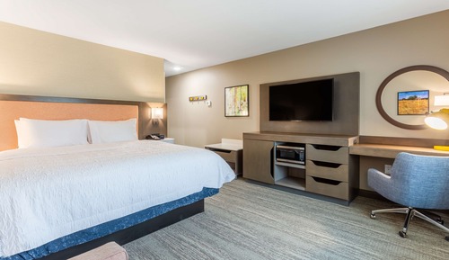 Room, 1 King Bed, Refrigerator & Microwave