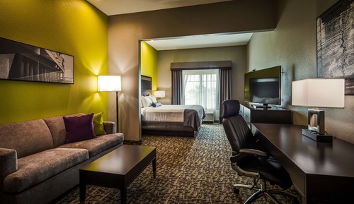 Suite, 1 King Bed, Non Smoking, Refrigerator & Microwave (with Single Sofabed)