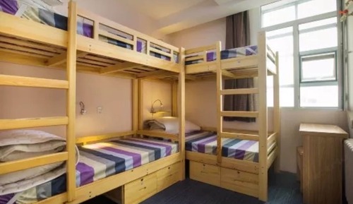 Bed in 6-Bed Female Dormitory Room