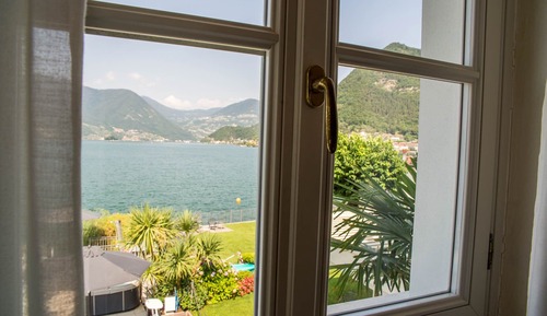 Double Room, 1 Double Bed, Balcony, Lake View