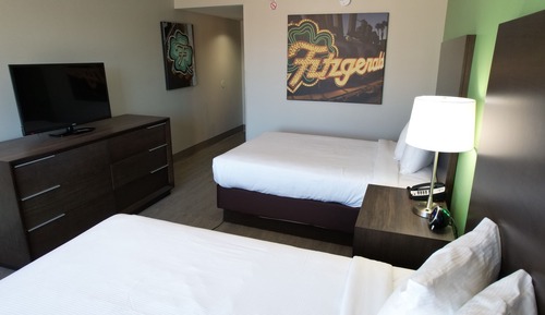 Room, 2 Double Beds, Accessible, Bathtub (Mobility )
