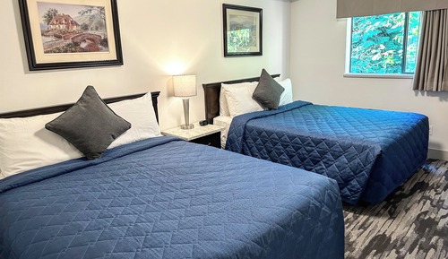 Standard Room, 2 Queen Beds, Refrigerator & Microwave