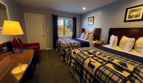 Quadruple Room, 2 Double Beds, Garden View, Ground Floor