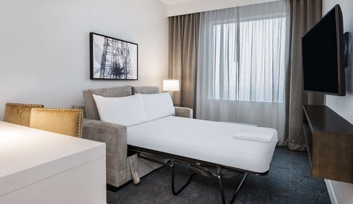 Suite, 2 Queen Beds, Accessible, Non Smoking (Mobility & Hearing)