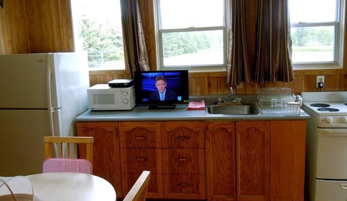 Basic cottage, 2 bedrooms, kitchen, river view (10)