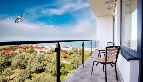 Family Apartment, 1 Bedroom, Balcony, Sea View