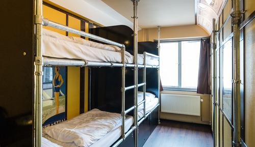 One Bed in a Four Bed Mixed Dorm With Shared Bathroom