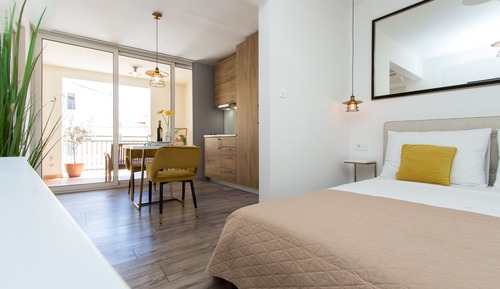 Premium Studio, Balcony, City View