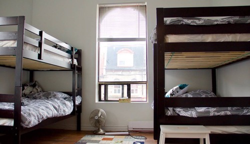 Bed in 4 Bed-Female Dormitory Room