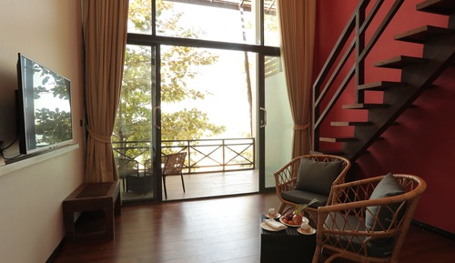 Romantic Loft, 1 Double Bed, Sea View, Corner