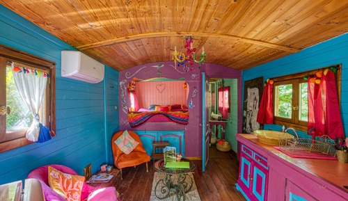 Mobile Home, Private Bathroom, Park View (Roulotte Alpilles)