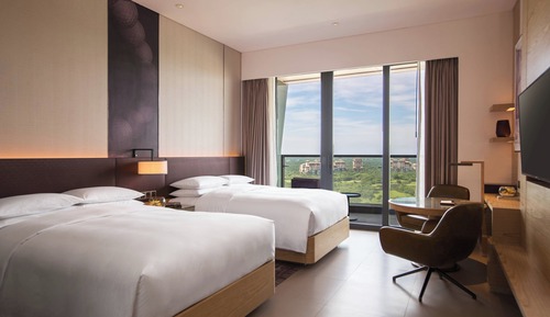 Room, 2 Double Beds, Golf View