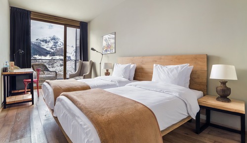 Twin Room (Mount Kazbegi View)