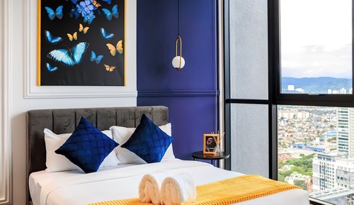Superior Studio, 1 Queen Bed, Kitchen, City View