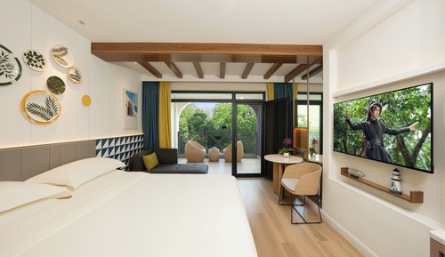 Riverside Double Room with Balcony