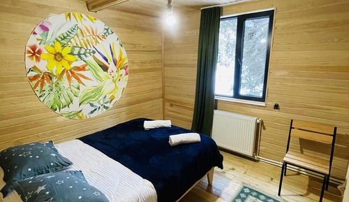 Basic Cabin, Balcony, Garden View