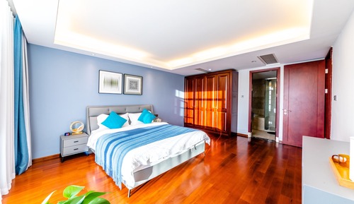 Senior Villa, Balcony, Pool View