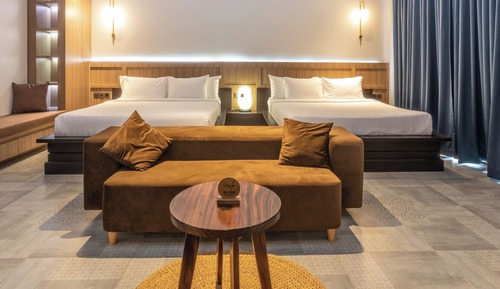 Deluxe Twin Room, 2 Queen Beds, Mountain View