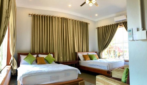 Deluxe Twin Room, 2 Bedrooms, Garden View