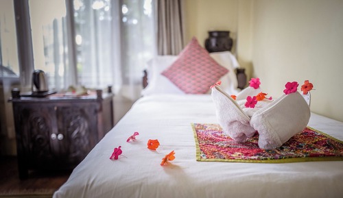 Deluxe Twin Room, Balcony, Garden View