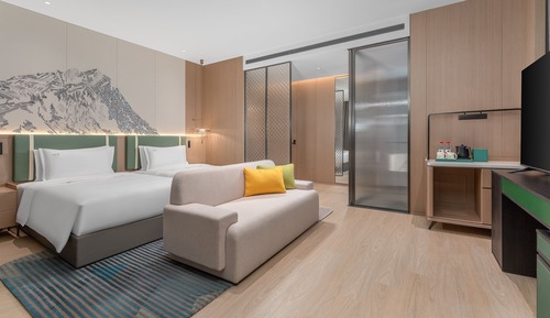 Premium Room, 2 Double Beds (High Floor)