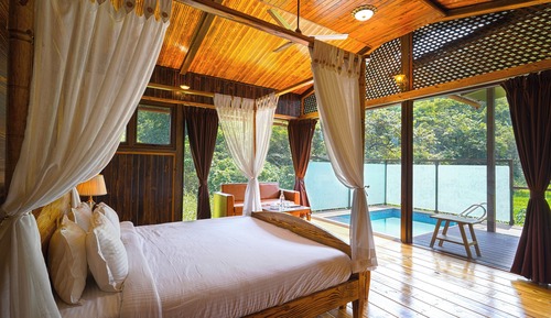 Premium Double Room, 1 King Bed, Private Pool, Garden View