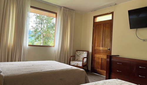 Comfort Quadruple Room, 2 Double Beds, Garden View