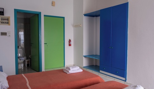 Studio, 3 Twin Beds, Balcony