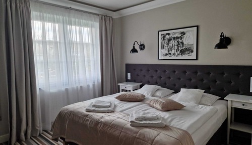 Room with king-size bed