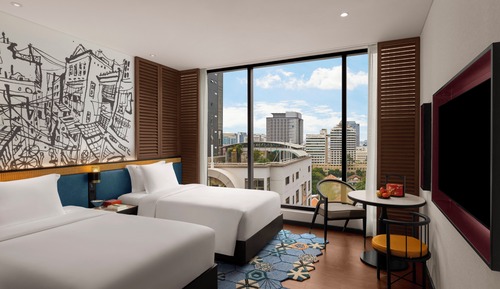 Standard Room, 2 Twin Beds, City View