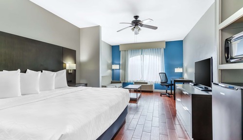 Standard Room, 1 King Bed, Non Smoking, Refrigerator & Microwave