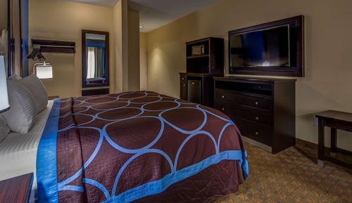 Standard Room, 1 King Bed, Non Smoking, Refrigerator & Microwave