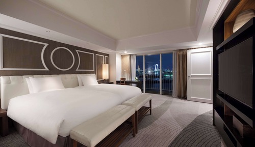 Twin Deluxe Terrace Suite - Non-Smoking - 80sqm - Terrace with Whirlpool - Reinbow bridge and Tokyo