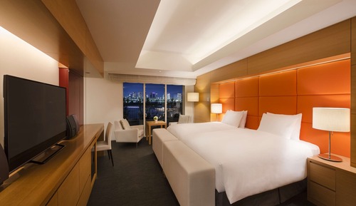 Twin Relaxation Suite - Non-Smoking - 80sqm - Rainbow Bridge View - Executive Lunge Access