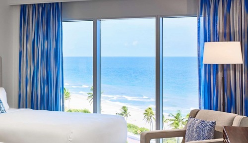 Deluxe Room, 2 Double Beds, Ocean View