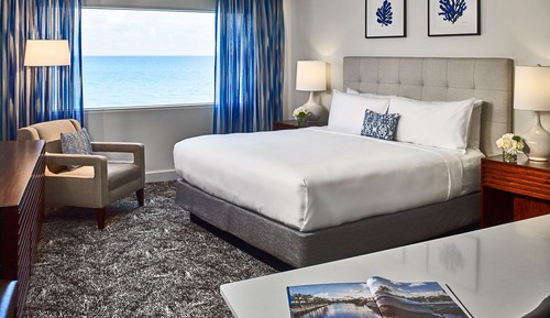 Deluxe Room, 1 King Bed, Accessible, Ocean View (Ocean Curve, Roll-In Shower)