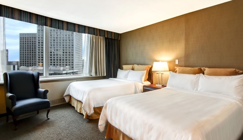 Standard Double Room, 2 Double Beds, City View