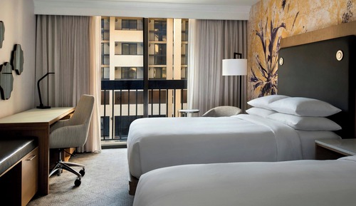Room, 2 Double Beds, Balcony, View