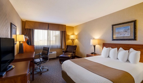 Standard Room, 1 Queen Bed, Accessible, Refrigerator & Microwave (Walk-in Shower)