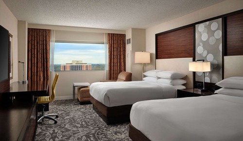 Two Double Beds, Non-Smoking, Accessible