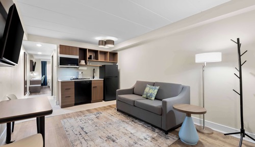 Suite, 2 Queen Beds, Non Smoking, Kitchen (Walk-in Shower;with Sofabed)
