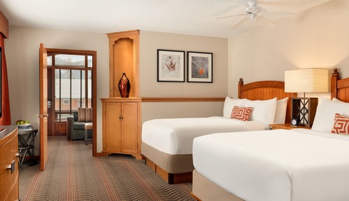 Junior Suite, 2 Double Beds, Fireplace