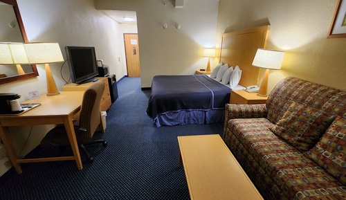 Deluxe Room, 1 King Bed with Sofa bed, Refrigerator & Microwave