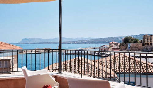 Penthouse Suite with Private Terrace & Sea View