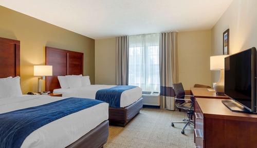 Efficiency, Room, 2 Queen Beds, Non Smoking, Kitchenette
