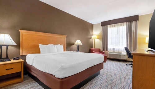 Standard Room, 1 King Bed, Non Smoking, Refrigerator & Microwave