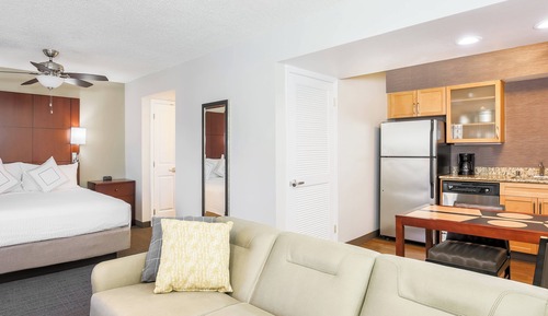 Queen Studio, 1 King Bed with Sofa bed (Hearing Accessible)